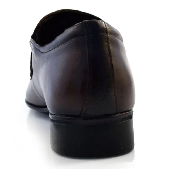 Sapato Social de Couro Jota Pe Air Vinitti Marrom 77605