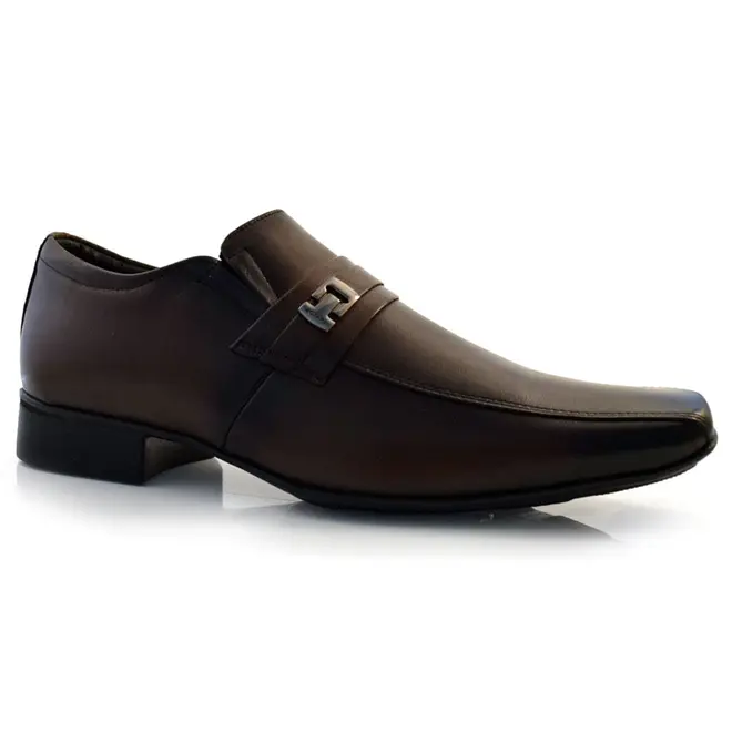 Sapato Social de Couro Jota Pe Air Vinitti Marrom 77605