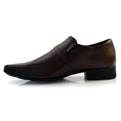 Sapato Social de Couro Jota Pe Air Vinitti Marrom 77605