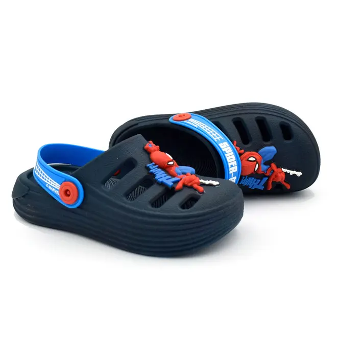Babuche de Menino Grendene Marvel Kicks do 23 ao 33 Azul 23424