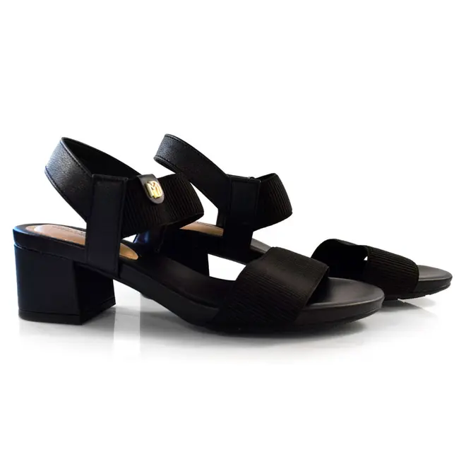 Sandália de Salto Bloco Feminina Modare Preto 7187.100.27520