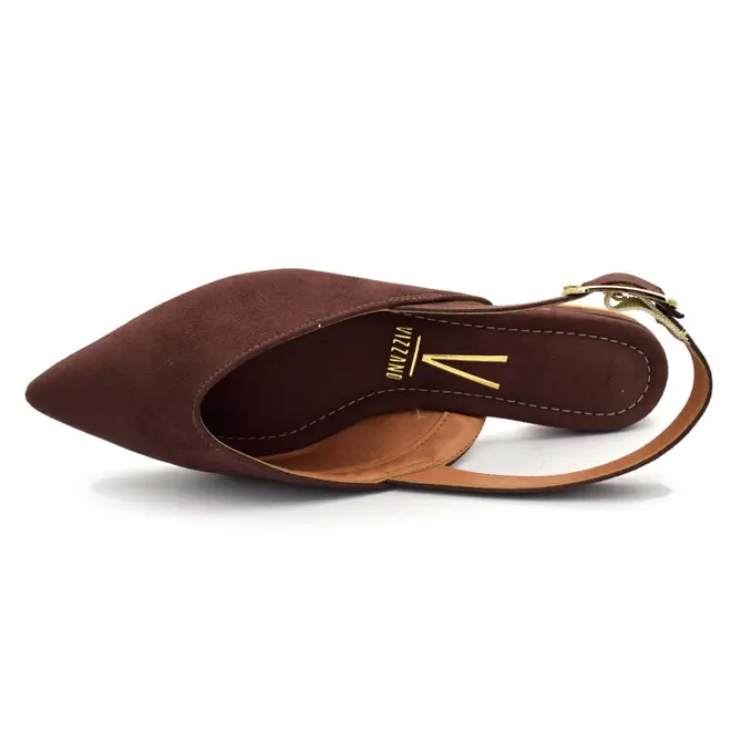 Sapatilha Slingback Feminina Vizzano Marrom 1206.1016.5881
