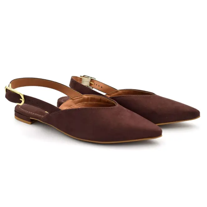 Sapatilha Slingback Feminina Vizzano Marrom 1206.1016.5881