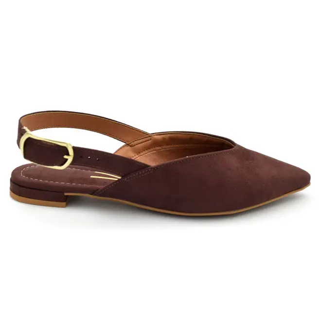Sapatilha Slingback Feminina Vizzano Marrom 1206.1016.5881