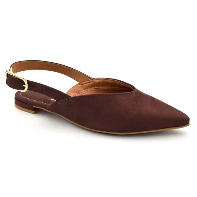 Sapatilha Slingback Feminina Vizzano Marrom 1206.1016.5881