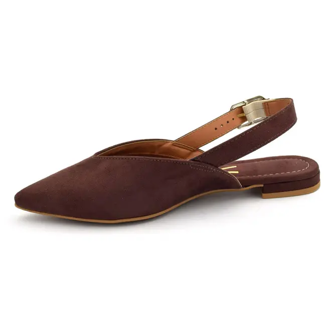 Sapatilha Slingback Feminina Vizzano Marrom 1206.1016.5881