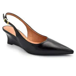 Scarpin Slingback Anabela Vizzano Preto 1483.101.31310