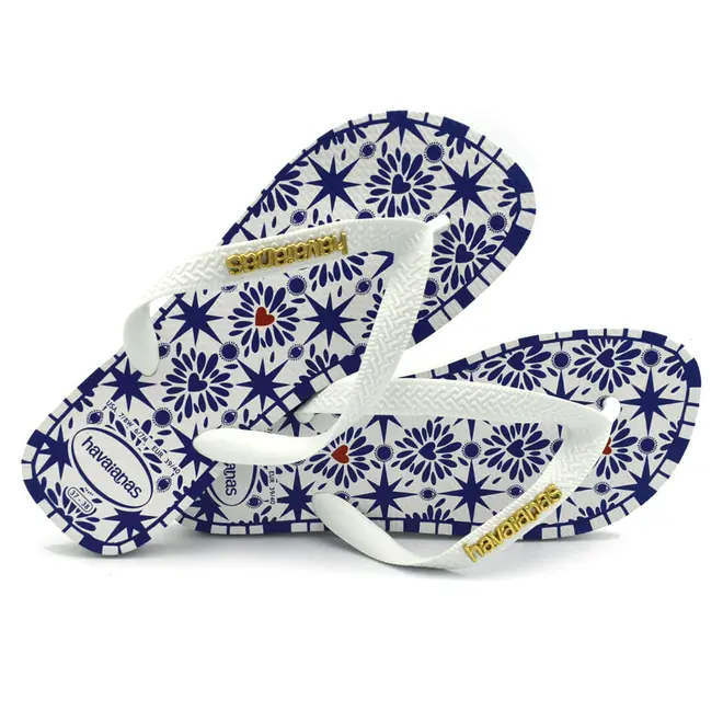 Chinelo Havaianas Feminino Top São Luis Branco 4150742