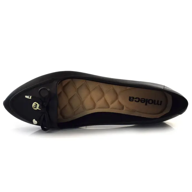 Sapatilha Feminina Moleca Preto 5635.863.7800