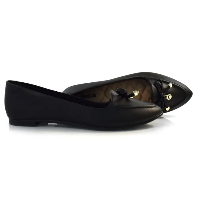 Sapatilha Feminina Moleca Preto 5635.863.7800