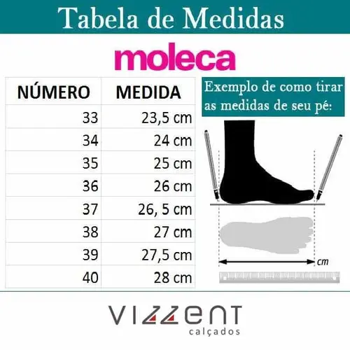 Sapatilha Feminina Moleca Preto 5635.863.7800