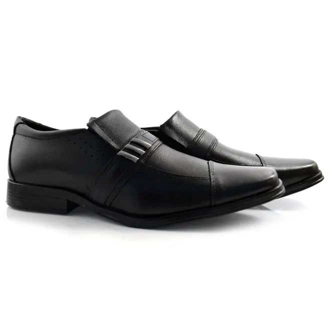 Sapato Social de Couro Masculino BR2 Preto 934