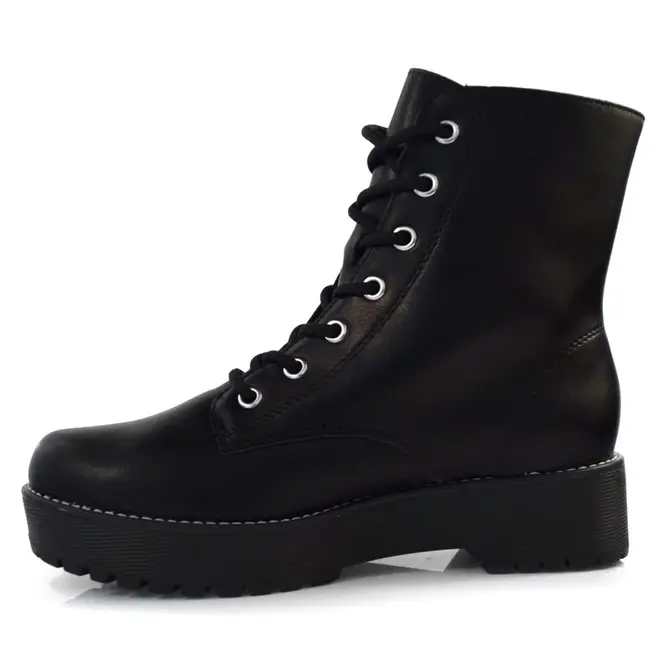 Coturno Feminino Via Marte Preto 004-001-81