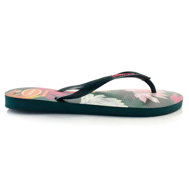 Chinelo Feminino Havaianas Slim Summer Bliss Verde 4149813