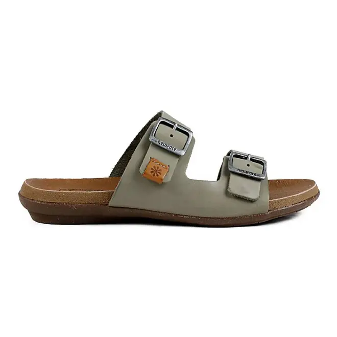 Tamanco Flat New Face Feminino Sálvia