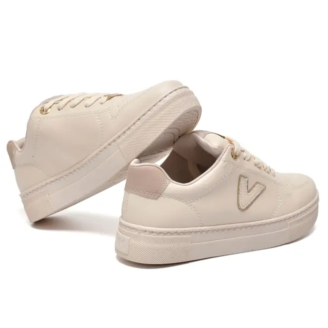 Tênis Casual Feminino Via Marte Creme 138-020-04