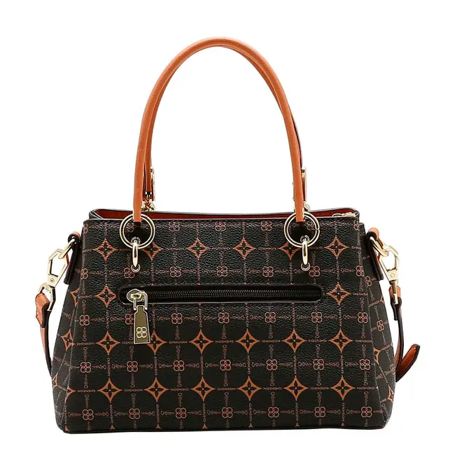 Bolsa de Mão Feminina Chenson Monograma Marrom 3485479