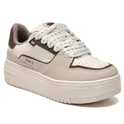 Tênis Casual Feminino Via Marte Creme 306-005-22