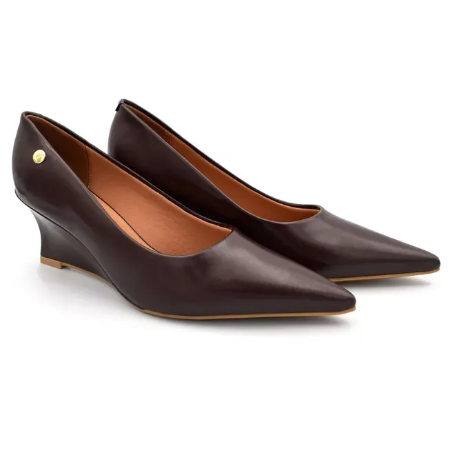Scarpin Anabela Feminino Vizzano Marrom 1483.100.29918
