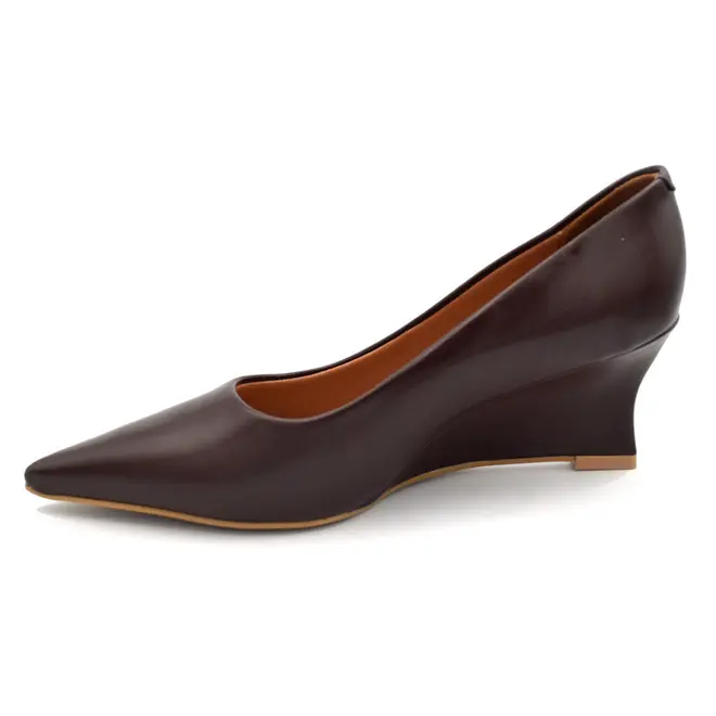 Scarpin Anabela Feminino Vizzano Marrom 1483.100.29918