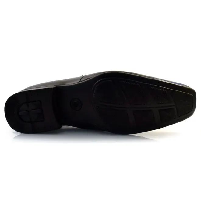 Sapato Social de Couro Jota Pe Air Vinitti Preto 77605