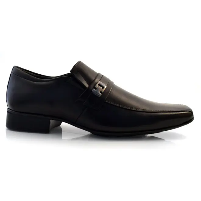 Sapato Social de Couro Jota Pe Air Vinitti Preto 77605