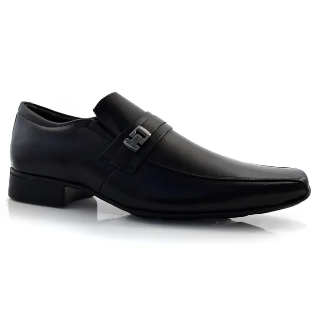 Sapato Social de Couro Jota Pe Air Vinitti Preto 77605