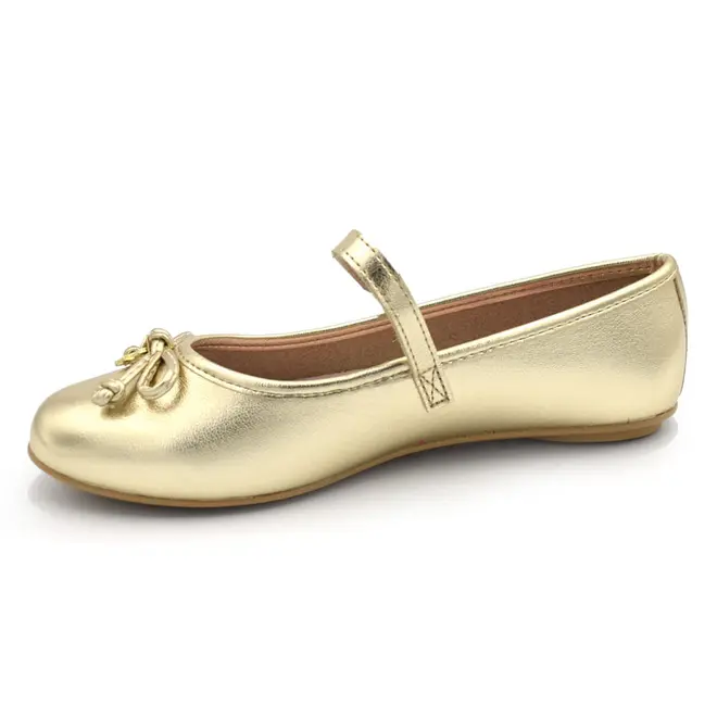 Sapatilha Boneca de Menina Molekinha do 26 ao 34 Dourado 2502.1009.30579