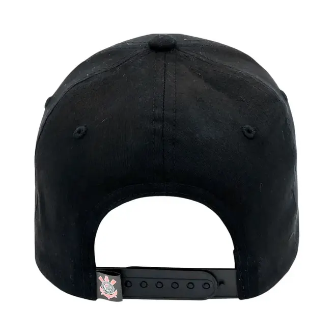 Boné de Aba Curva Oficial do Corinthians Supercap Preto 37865