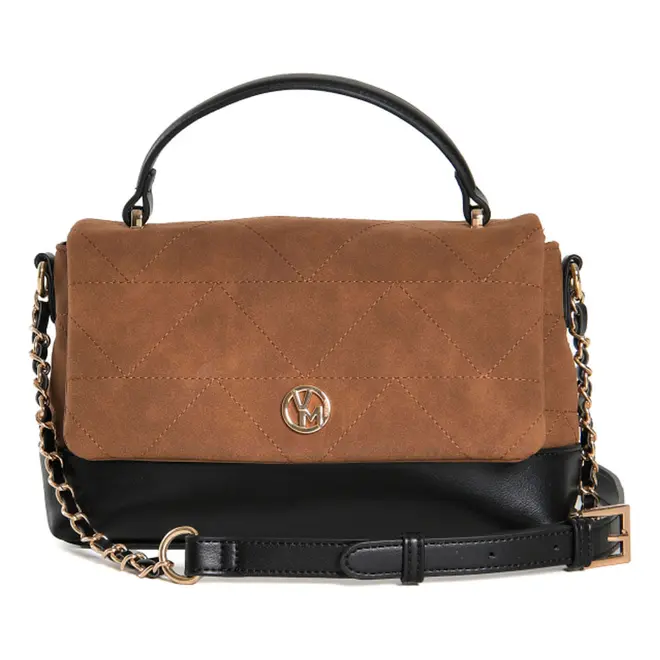 Bolsa Crossbody Média Feminina Via Marte Preto B1-333-01
