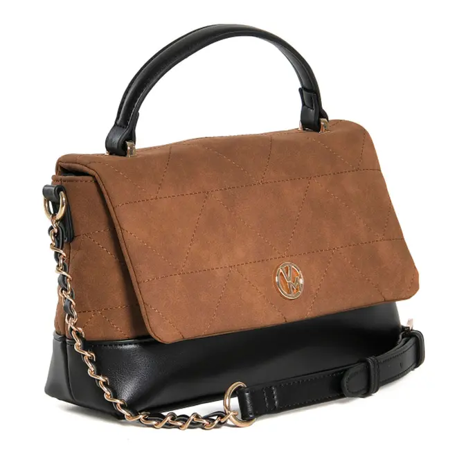 Bolsa Crossbody Média Feminina Via Marte Preto B1-333-01
