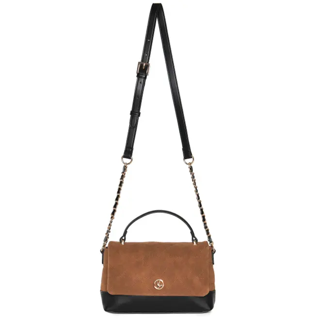 Bolsa Crossbody Média Feminina Via Marte Preto B1-333-01