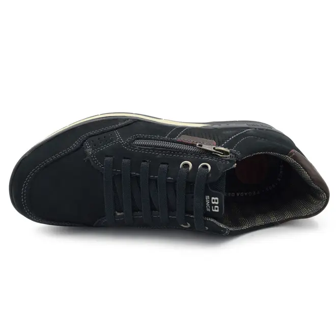 Sapatênis de Couro Masculino Pegada Azul 114861