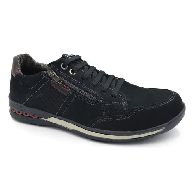 Sapatênis de Couro Masculino Pegada Azul 114861