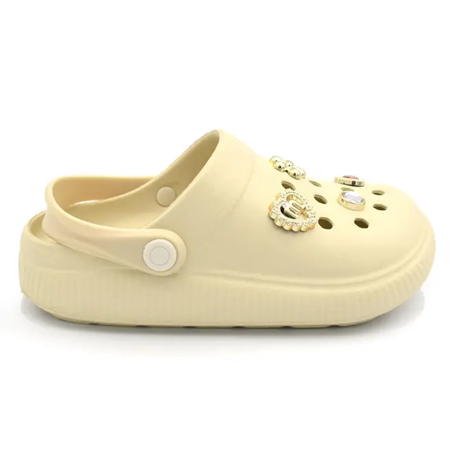 Papete Babuche Infantil de Menina Molekinha Creme 2591.103.30598
