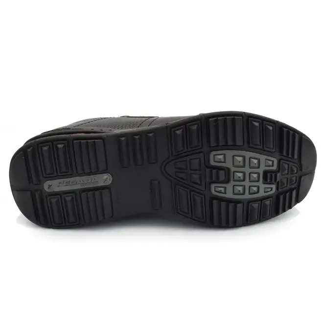 Sapatênis de Couro Masculino Pegada Preto 114861