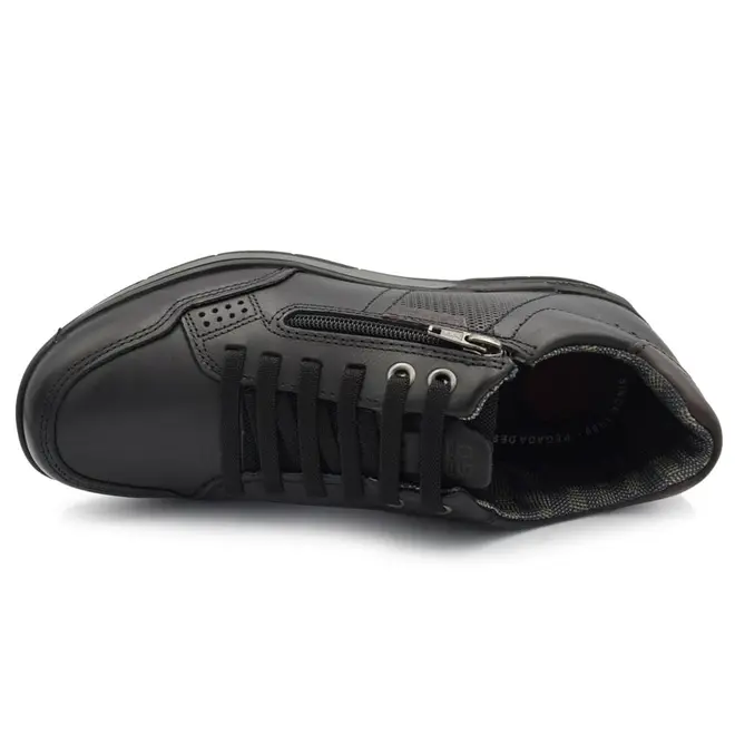 Sapatênis de Couro Masculino Pegada Preto 114861
