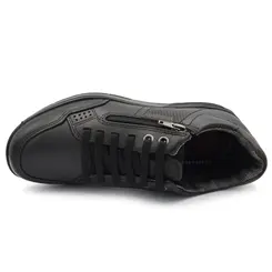 Sapatênis de Couro Masculino Pegada Preto 114861