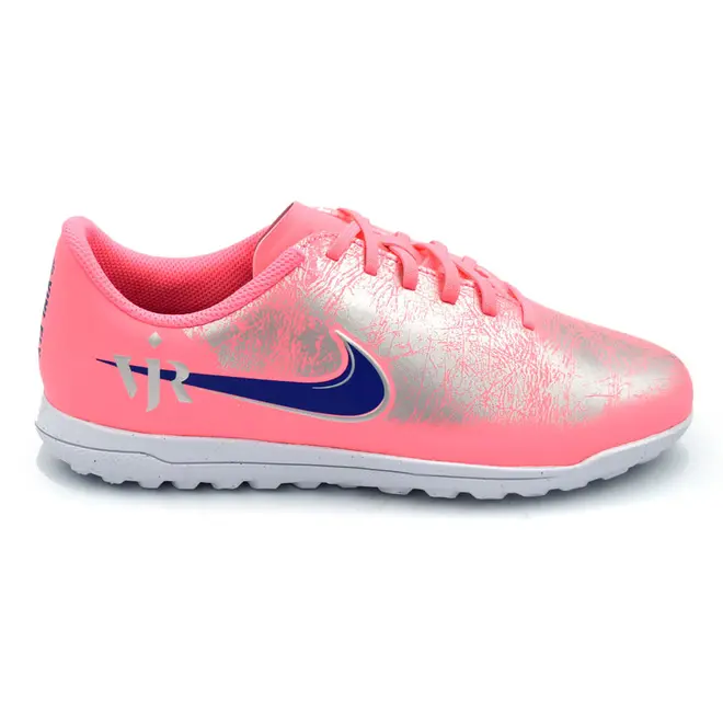 Chuteira Society Infantil Nike Vini Jr Rosa IM3653-640