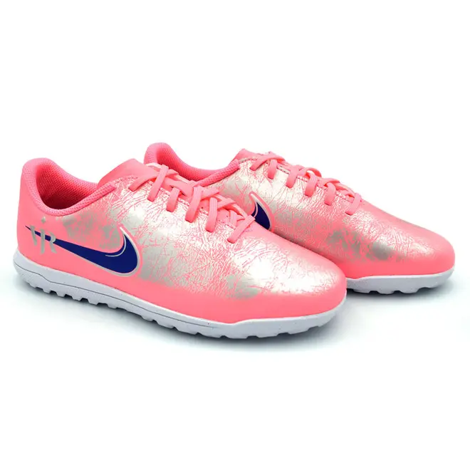 Chuteira Society Infantil Nike Vini Jr Rosa IM3653-640