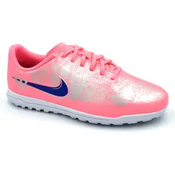 Chuteira Society Infantil Nike Vini Jr Rosa IM3653-640