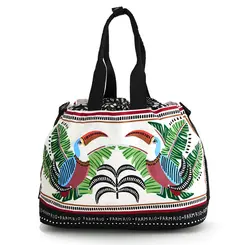 Bolsa Feminina Farm Tucanos Colorido 78331019