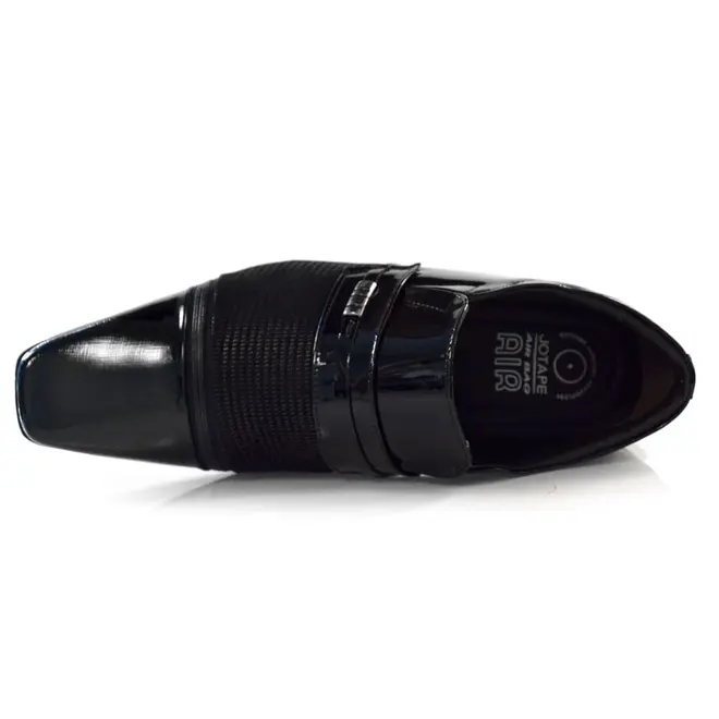 Sapato Social de Couro Masculino Jota Pe Air Prince Preto 73279