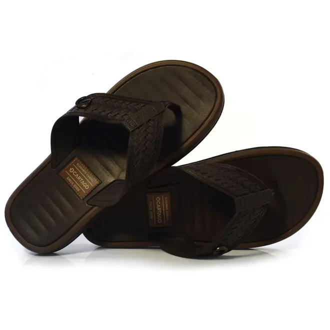Chinelo Masculino Cartago Coimbra Marrom 12285