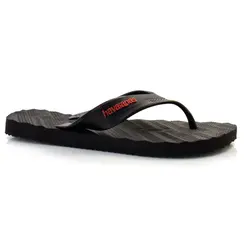 Chinelo Masculino Havaianas Track Waves Preto 4149734