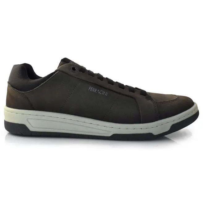 Sapatênis Masculino de Couro Ferracini Vox Preto 8050
