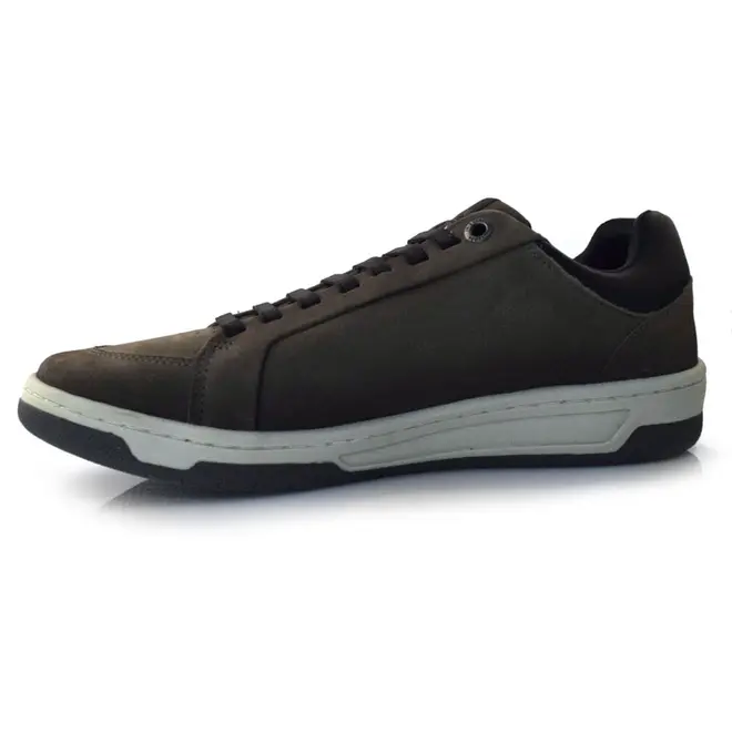 Sapatênis Masculino de Couro Ferracini Vox Preto 8050