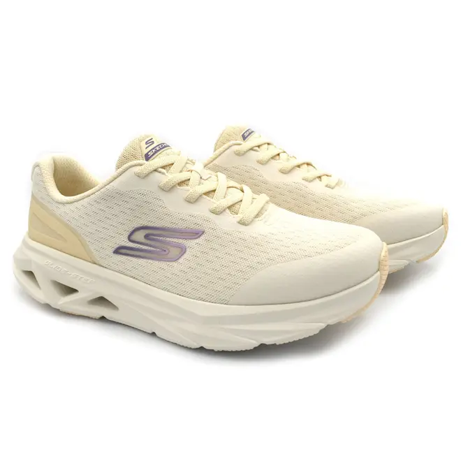 Tênis Feminino Skechers Glide Step Creme 129826