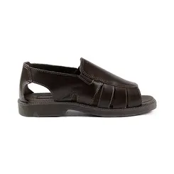 Sandália Flat Itapuã Couro Marrom Masculino