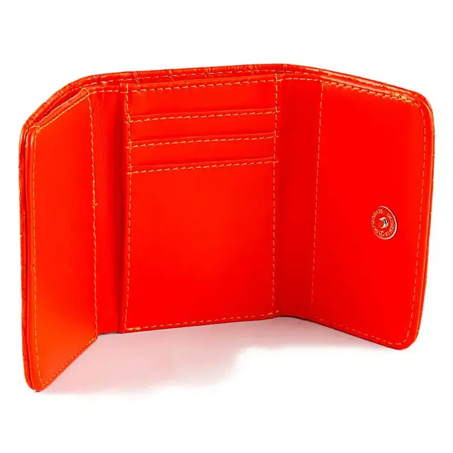Carteira Feminina Croco Itapuã Laranja